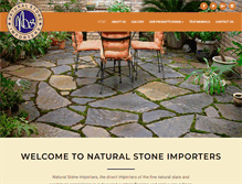 Tablet Screenshot of naturalstoneimporters.com.au